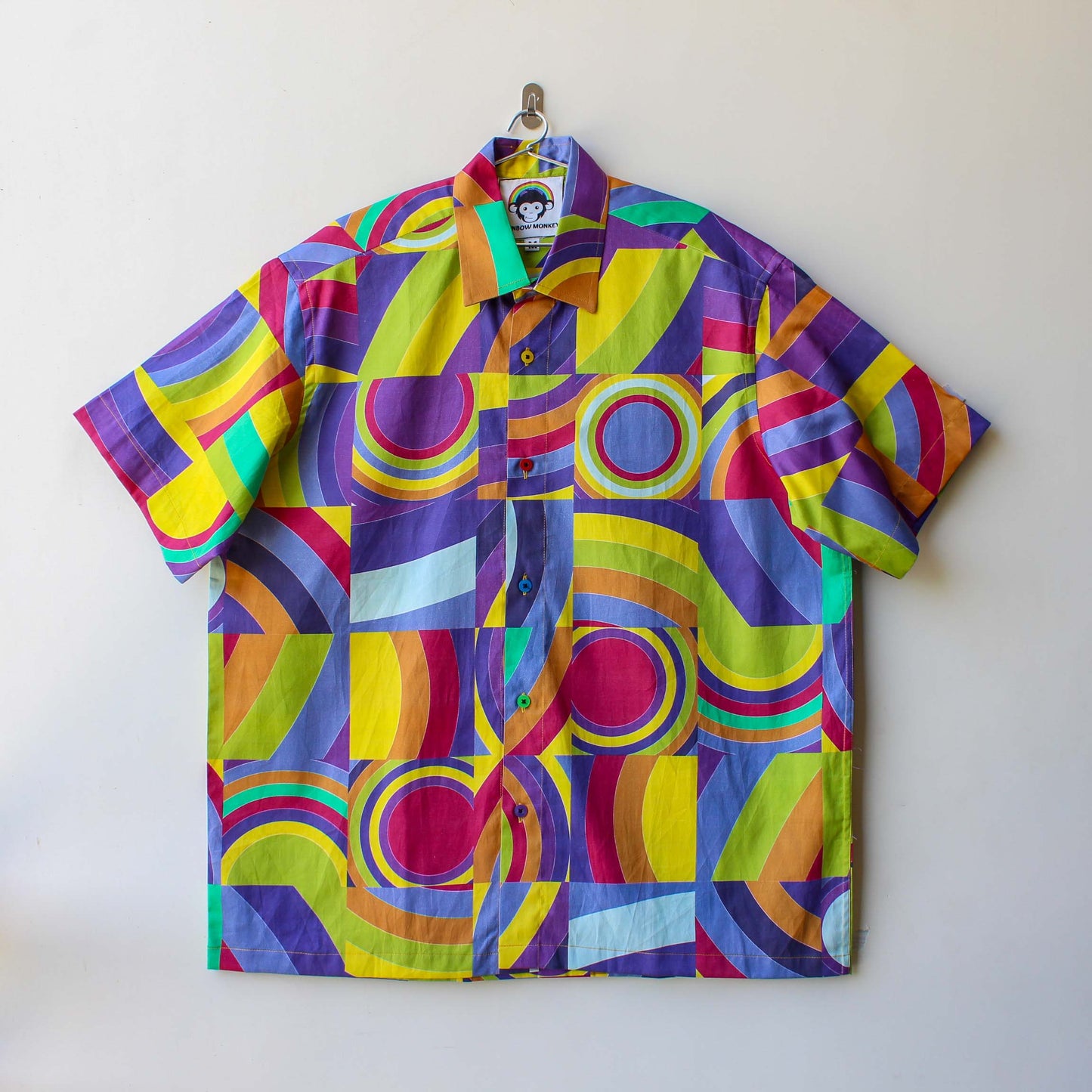 Quirky Rainbow Oversized Shirt