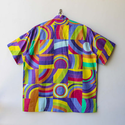 Quirky Rainbow Oversized Shirt