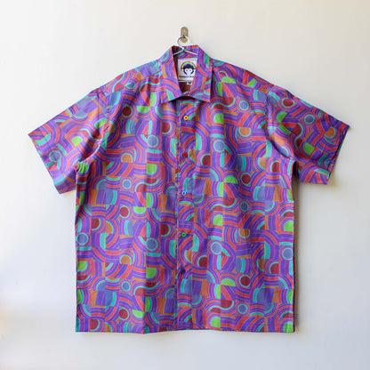 Earthy Rainbow Oversized Shirt