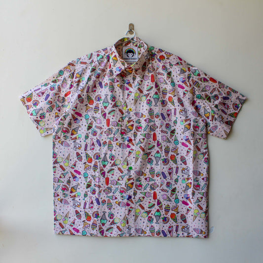 Icecream Fantasy Oversized Shirt